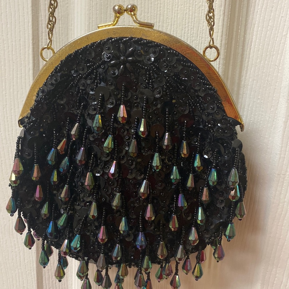 Beaded evening bag